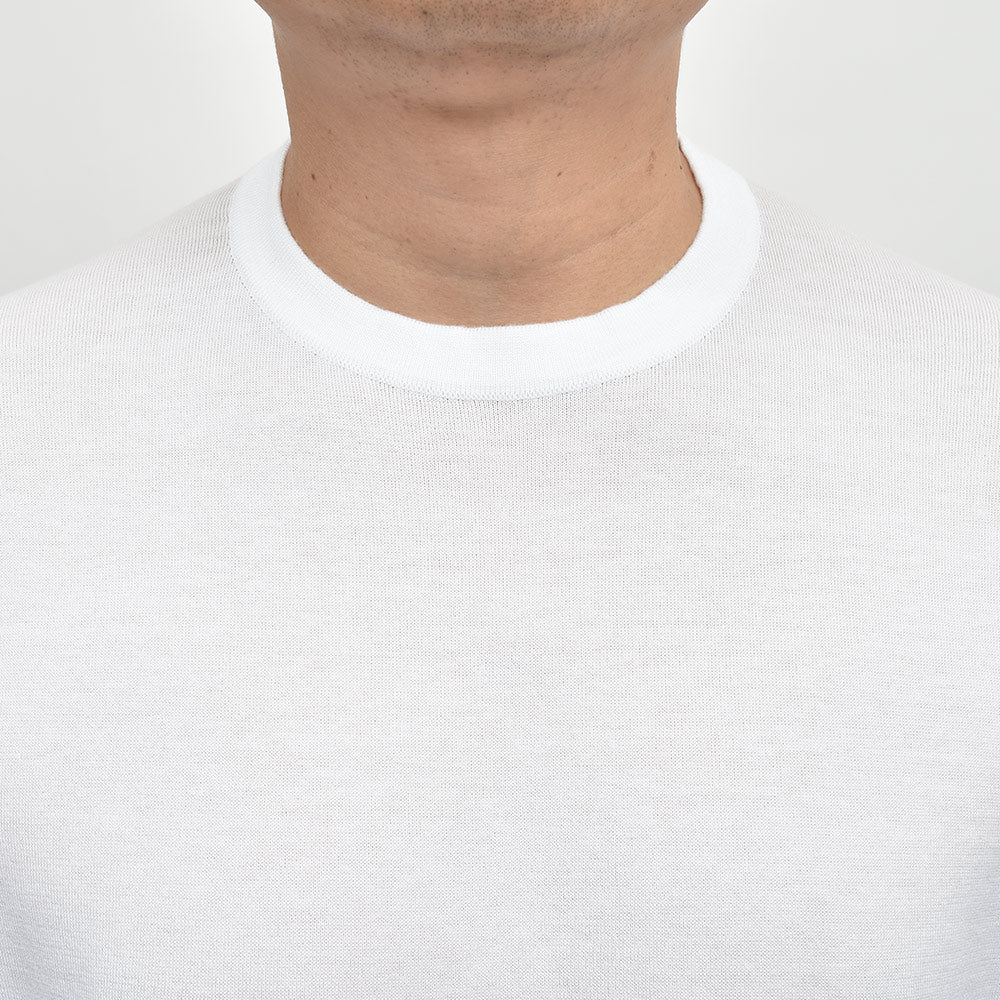 JOHN SMEDLEY ジョンスメドレー S4676 シーアイランドコットン 30ゲージ クルーネック ニットTシャツ
