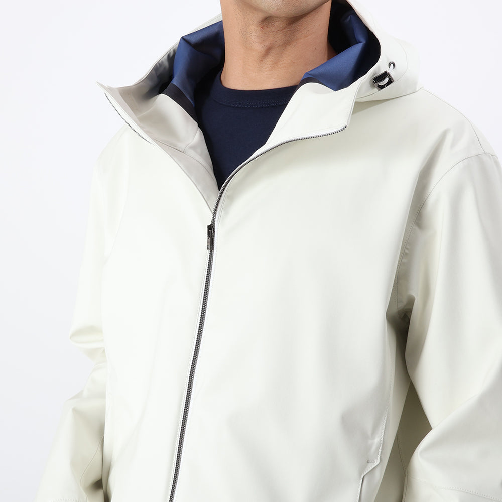 ヘルノ / 3レイヤーウール フーデッド ブルゾン(Loro Piana STORM SYSTEM)/GI000492U-33410