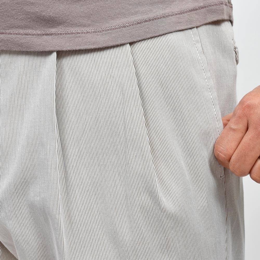 BERWICH(ベルウィッチ) ARDBEGアードベッグ コットンストレッチコードレーン2プリーツリラックステーパードパンツ SB1272X