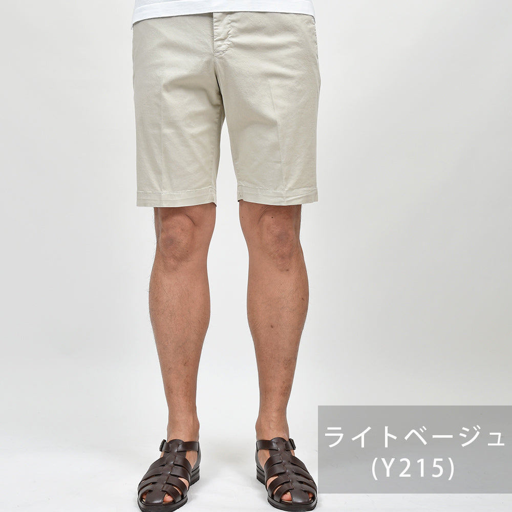 PT TORINO ピーティー トリノ コットン ストレッチ ライトウエイトギャバジン ノープリーツ ショートパンツ BERMUDA/GL04