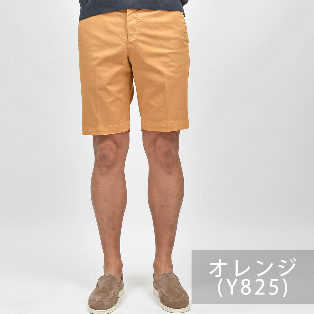 PT TORINO ピーティー トリノ コットン ストレッチ ライトウエイトギャバジン ノープリーツ ショートパンツ BERMUDA/GL04