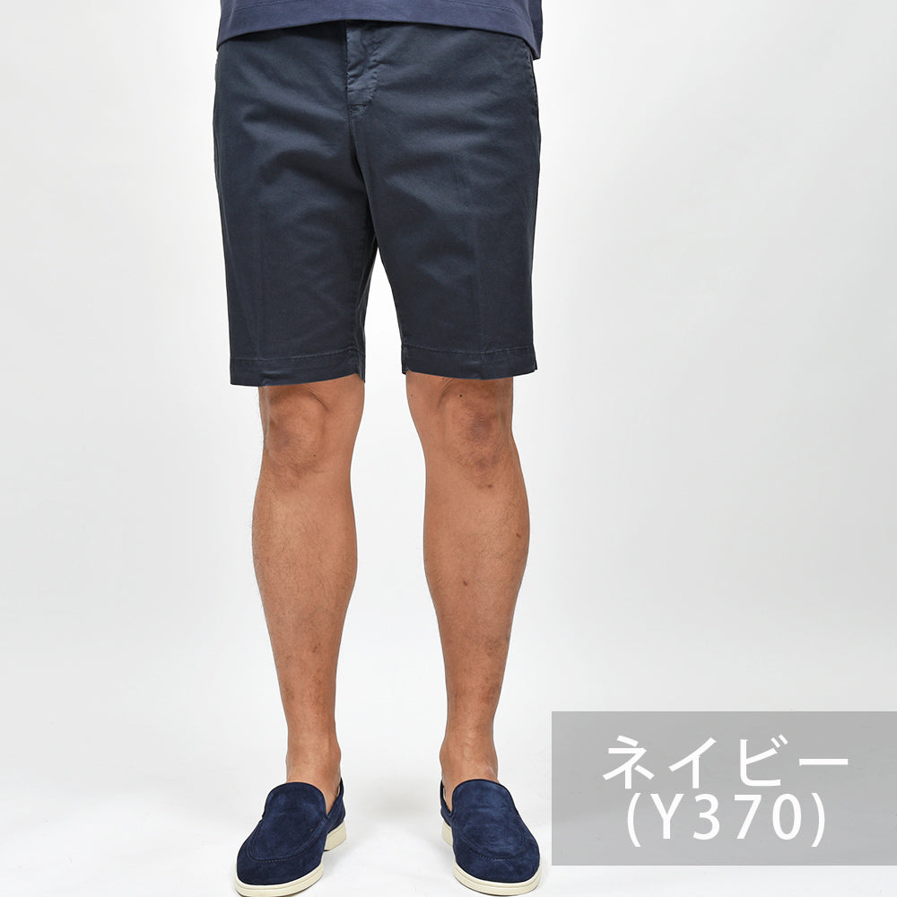 PT TORINO ピーティー トリノ コットン ストレッチ ライトウエイトギャバジン ノープリーツ ショートパンツ BERMUDA/GL04