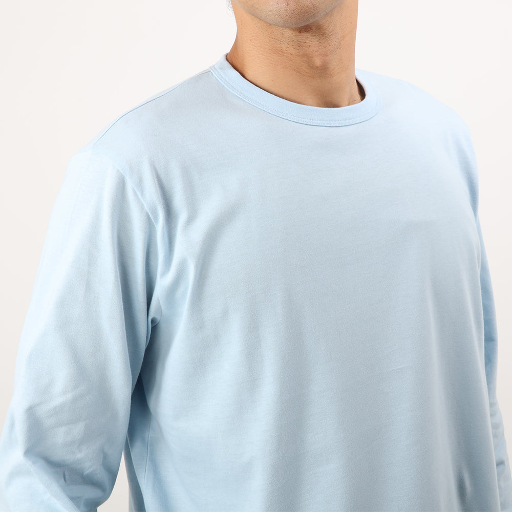 アンティーチポ / スムースコットン クルーネック ロングスリーブ Tシャツ/NEBBIOLO LUNGO/smooth