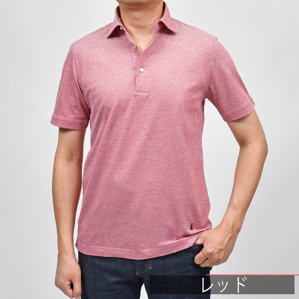 GUY ROVER(ギ ローバー) guji/ring別注ウォッシュドコットン鹿の子S/Sポロ 3850PC235-551500