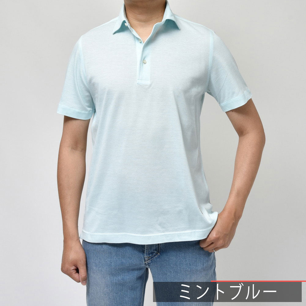 GUY ROVER(ギ ローバー) guji/ring別注ウォッシュドコットン鹿の子S/Sポロ 3850PC235-551500