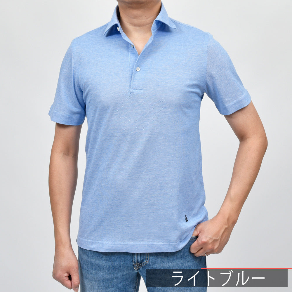 GUY ROVER(ギ ローバー) guji/ring別注ウォッシュドコットン鹿の子S/Sポロ 3850PC235-551500