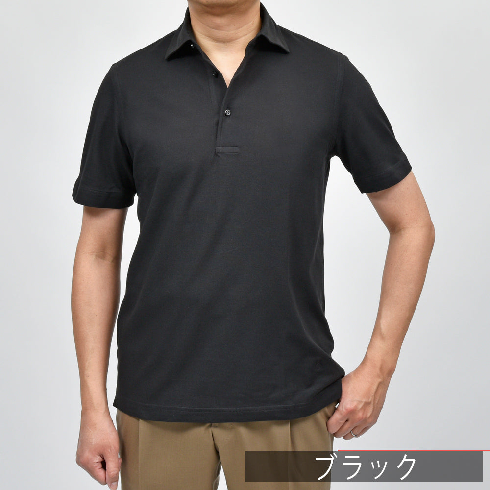 GUY ROVER(ギ ローバー) guji/ring別注ウォッシュドコットン鹿の子S/Sポロ 3850PC235-551500