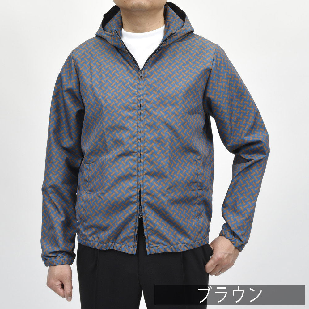 Drumohr(ドゥルモア) ポリエステルジップフーディーブルゾン DKW00C 14051600027