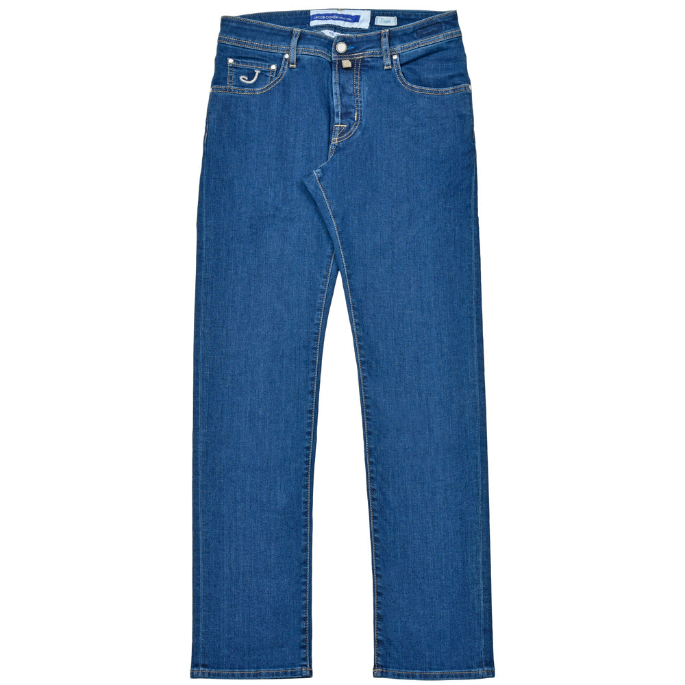 JACOB COHEN(ヤコブコーエン) NICKニック Resort Collection ウォッシュドコットンストレッチテーパードフィットデニム 226-32252