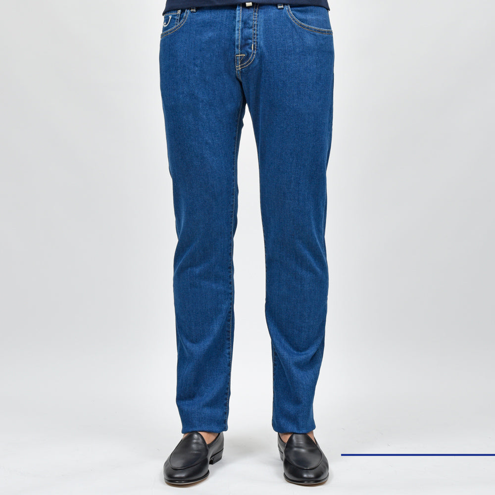 JACOB COHEN(ヤコブコーエン) NICKニック Resort Collection ウォッシュドコットンストレッチテーパードフィットデニム 226-32252