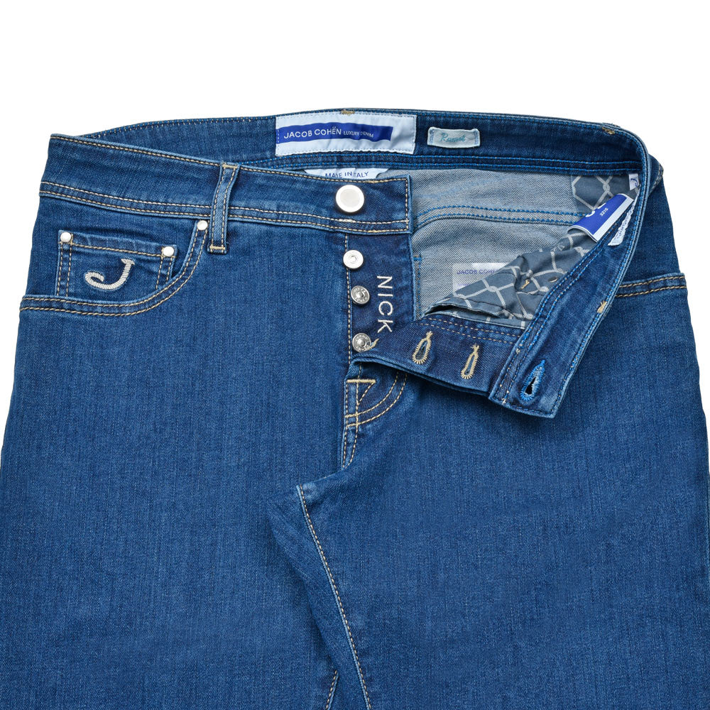 JACOB COHEN(ヤコブコーエン) NICKニック Resort Collection ウォッシュドコットンストレッチテーパードフィットデニム 226-32252