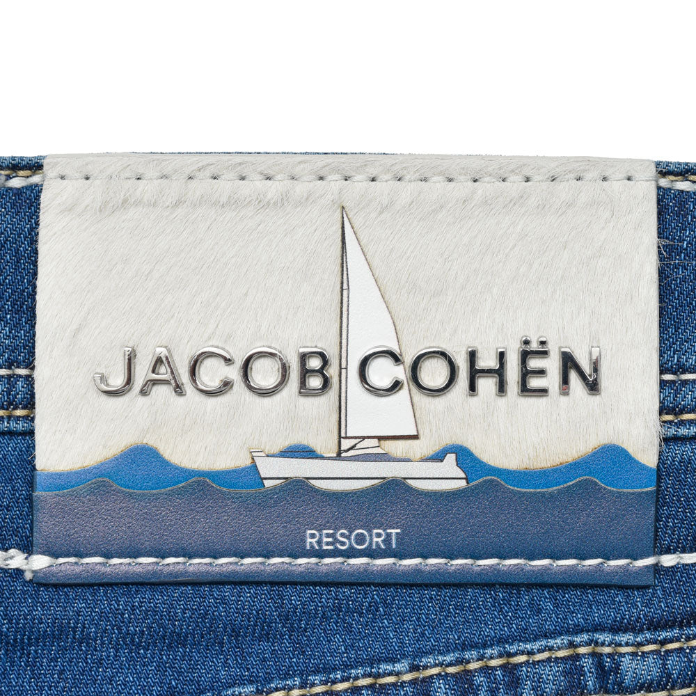 JACOB COHEN(ヤコブコーエン) NICKニック Resort Collection ウォッシュドコットンストレッチテーパードフィットデニム 226-32252