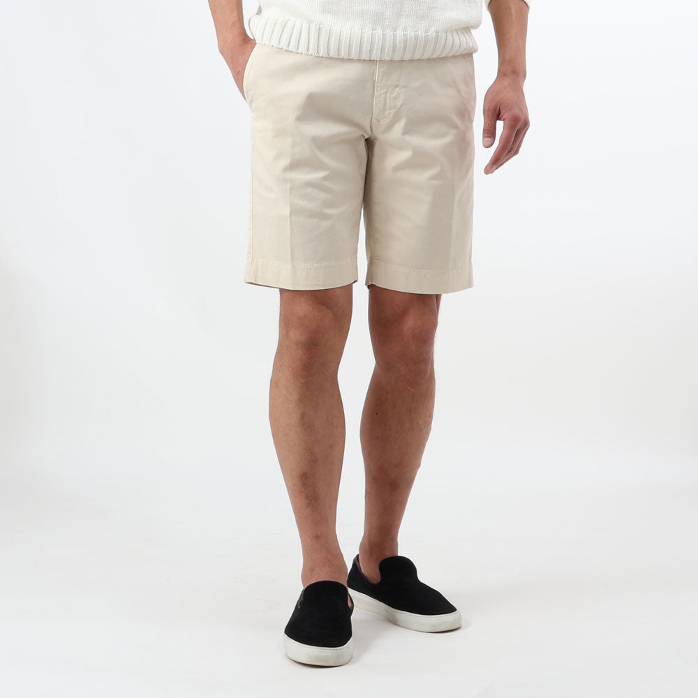 インコテックス / ストレッチ コットンライトギャバ ノープリーツ ショートパンツ/INCOTEX SLACKS/SLIM FIT/11S215 9664A