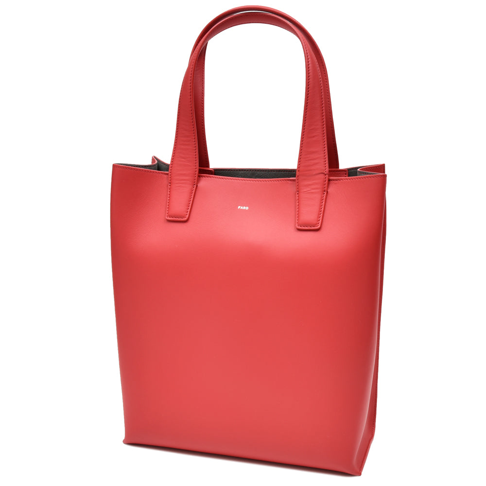 FARO(ファーロ) スムースレザートートバッグ Calma Tote Tall/F2311B103