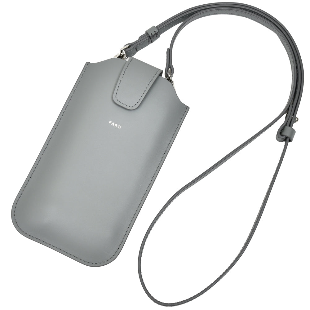 FARO(ファーロ) スムースレザースマートフォンショルダーバッグ Calma Phone Shoulder2/F2411G305