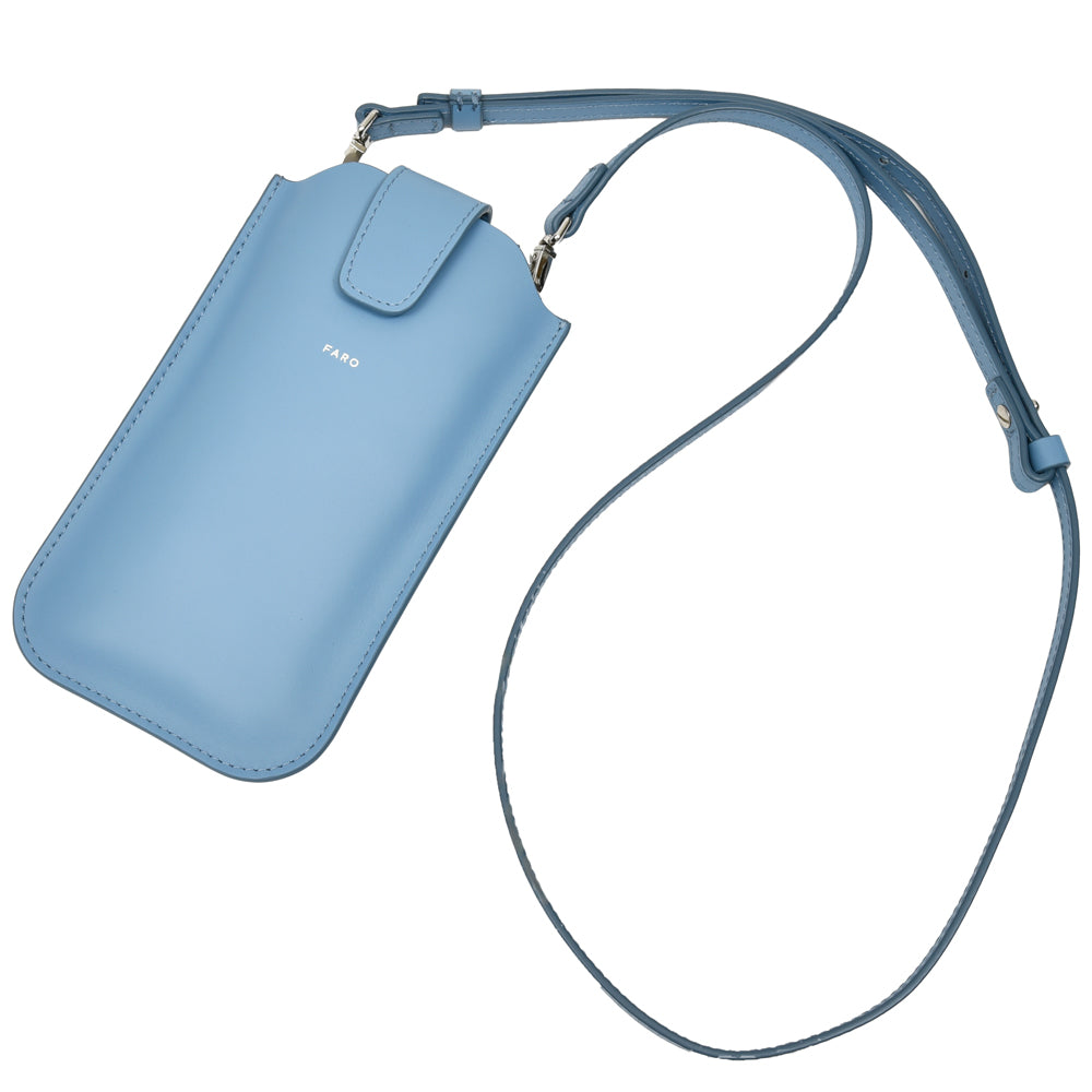 FARO(ファーロ) スムースレザースマートフォンショルダーバッグ Calma Phone Shoulder2/F2411G305
