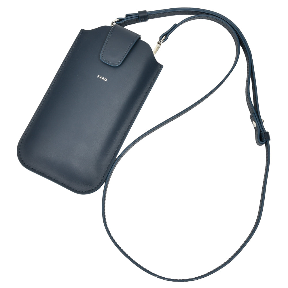 FARO(ファーロ) スムースレザースマートフォンショルダーバッグ Calma Phone Shoulder2/F2411G305