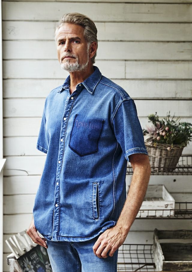ウノピゥウノウグァーレトレ / S/S DENIM BIG SHIRTS/MRS178-CTR023