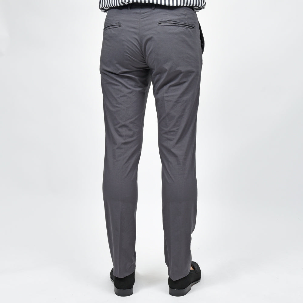 INCOTEX SLACKS(インコテックス スラックス) SLIM FIT ガーメントダイコットンストレッチポプリンテーパードパンツ 470-31567(M)