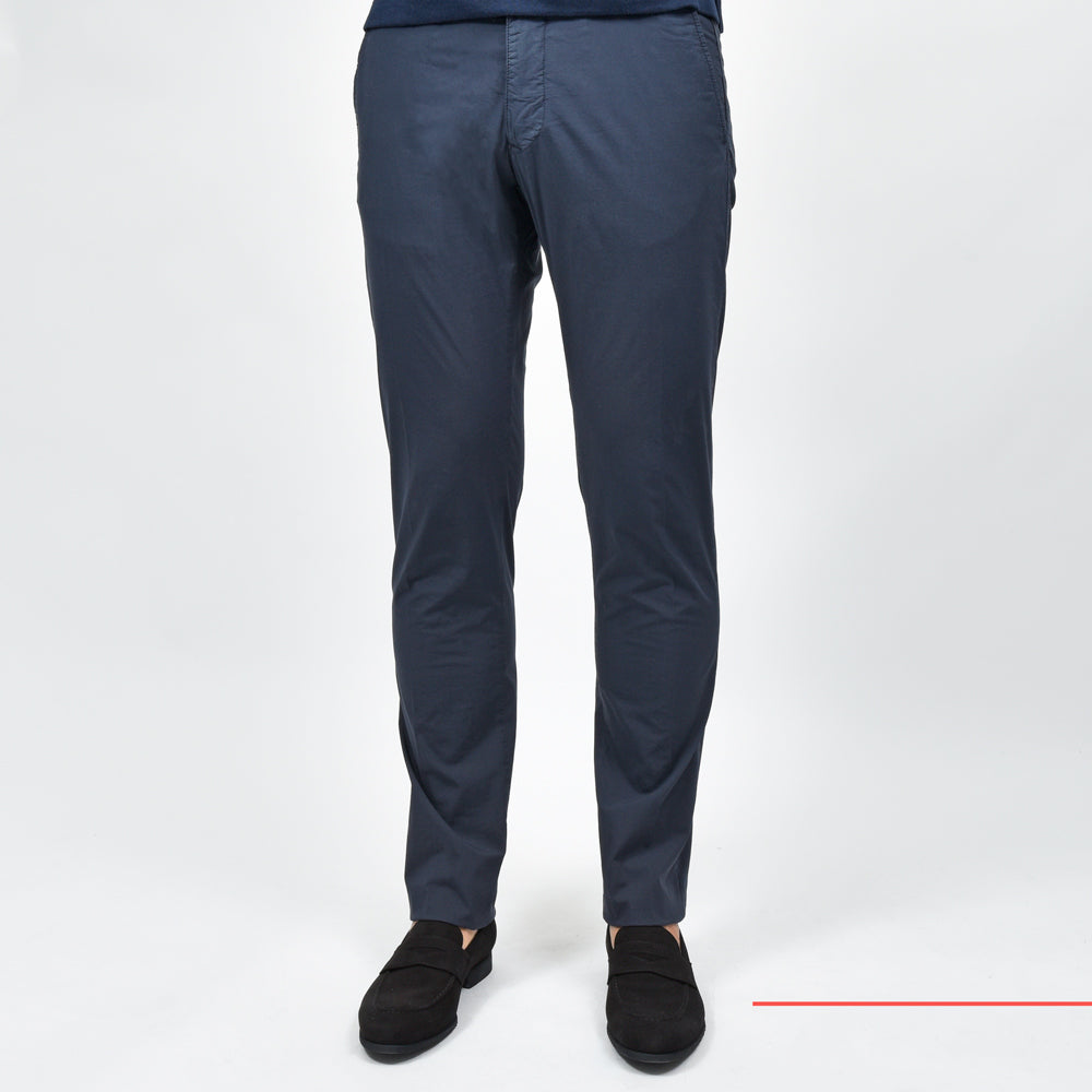 INCOTEX SLACKS(インコテックス スラックス) SLIM FIT ガーメントダイコットンストレッチポプリンテーパードパンツ 470-31567(M)