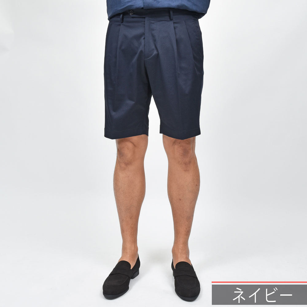 BERWICH(ベルウィッチ) GUJI SHORTグジショーツ ストレッチコットンツイル2プリーツショーツ CK1790X
