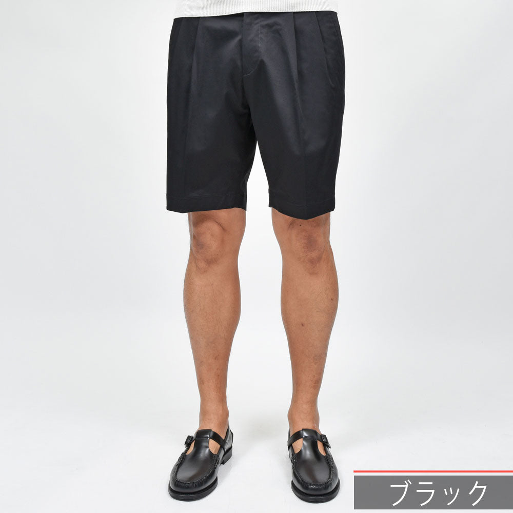 BERWICH(ベルウィッチ) GUJI SHORTグジショーツ ストレッチコットンツイル2プリーツショーツ CK1790X