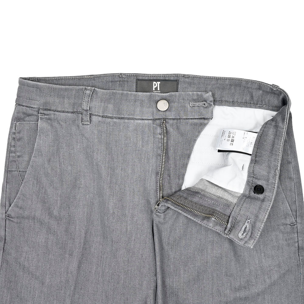 PT TORINO DENIM ピーティートリノデニム ring別注 コットン ストレッチ ウォッシュド ブラックデニムパンツ HOUSE/SUPERSLIM FIT/TX0610
