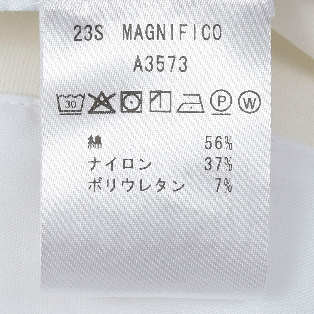 giab's ARCHIVIO ジャブスアルキヴィオ MAGNIFICO ウォッシャブルジャージー ストレッチ ドローコード 1プリーツ ショートパンツ A3573