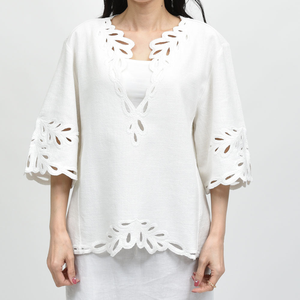 ISABEL MARANT(イザベル マラン) SHANA HT0586FA コットンエンブロイダリーブラウス