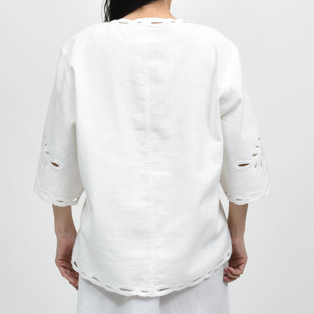 ISABEL MARANT(イザベル マラン) SHANA HT0586FA コットンエンブロイダリーブラウス