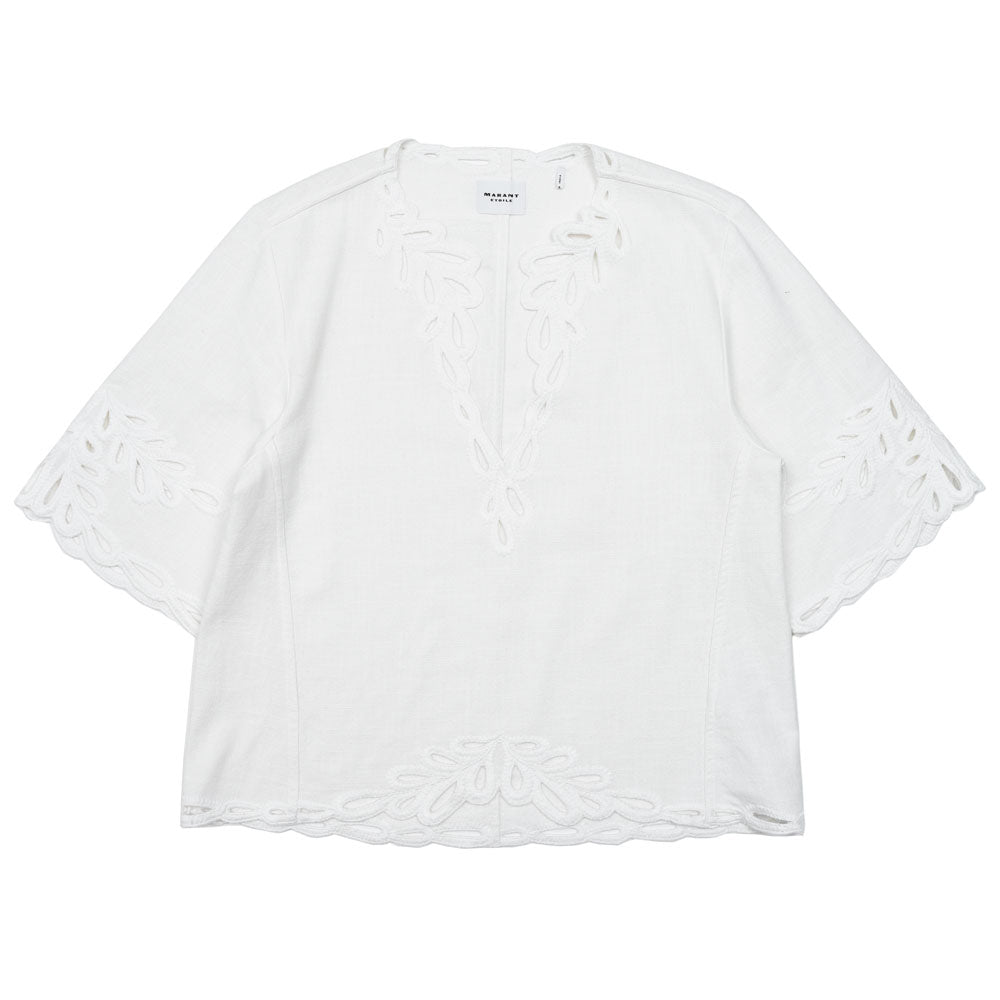 ISABEL MARANT(イザベル マラン) SHANA HT0586FA コットンエンブロイダリーブラウス