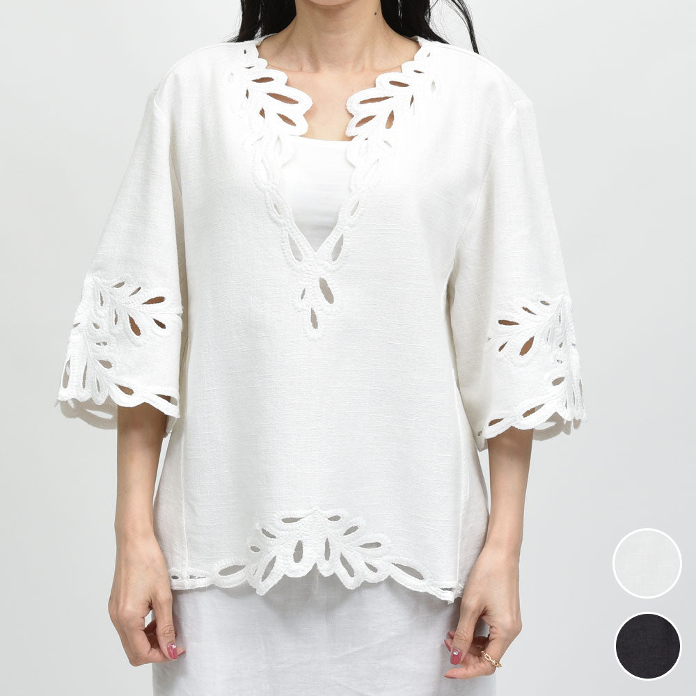 ISABEL MARANT(イザベル マラン) SHANA HT0586FA コットンエンブロイダリーブラウス