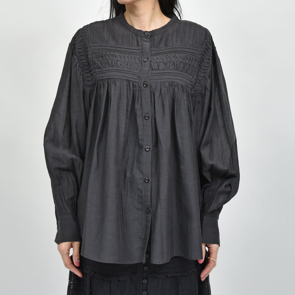 ISABEL MARANT(イザベル マラン) PLALIA HT0002FC コットンギャザーブラウス