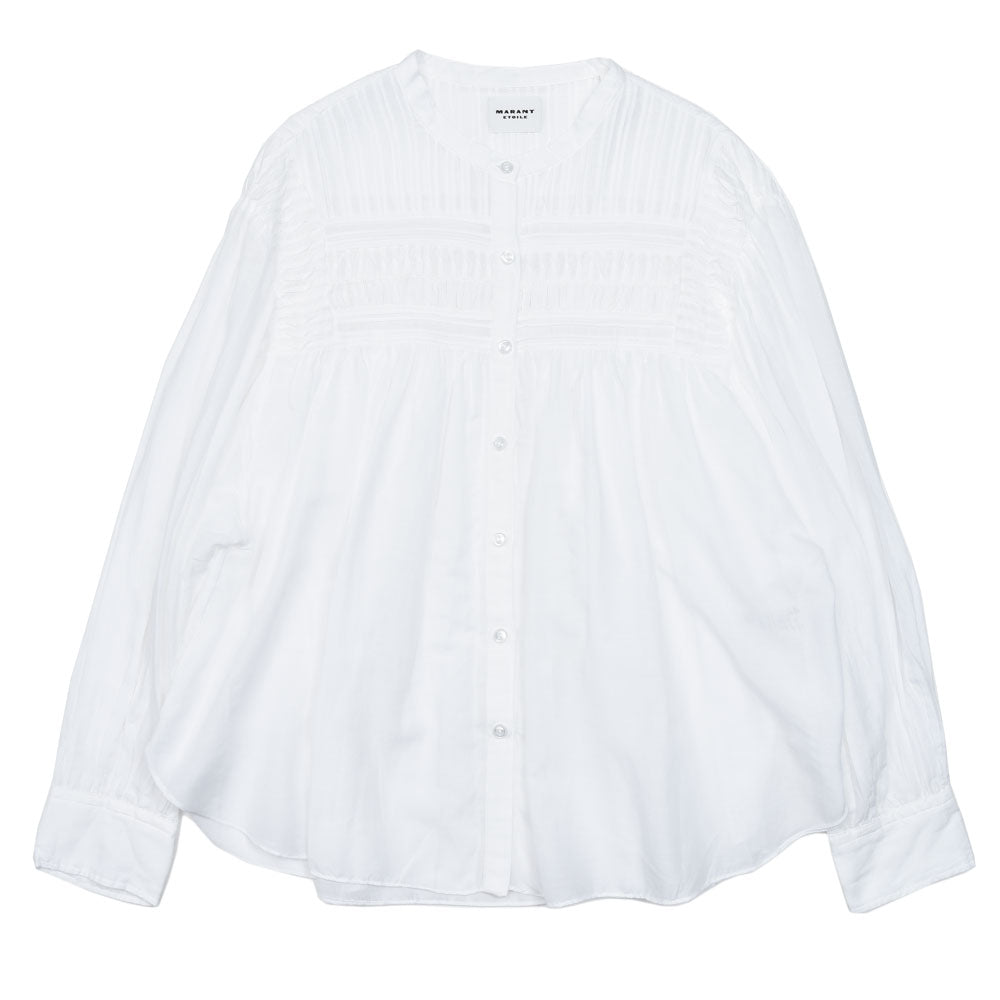ISABEL MARANT(イザベル マラン) PLALIA HT0002FC コットンギャザーブラウス