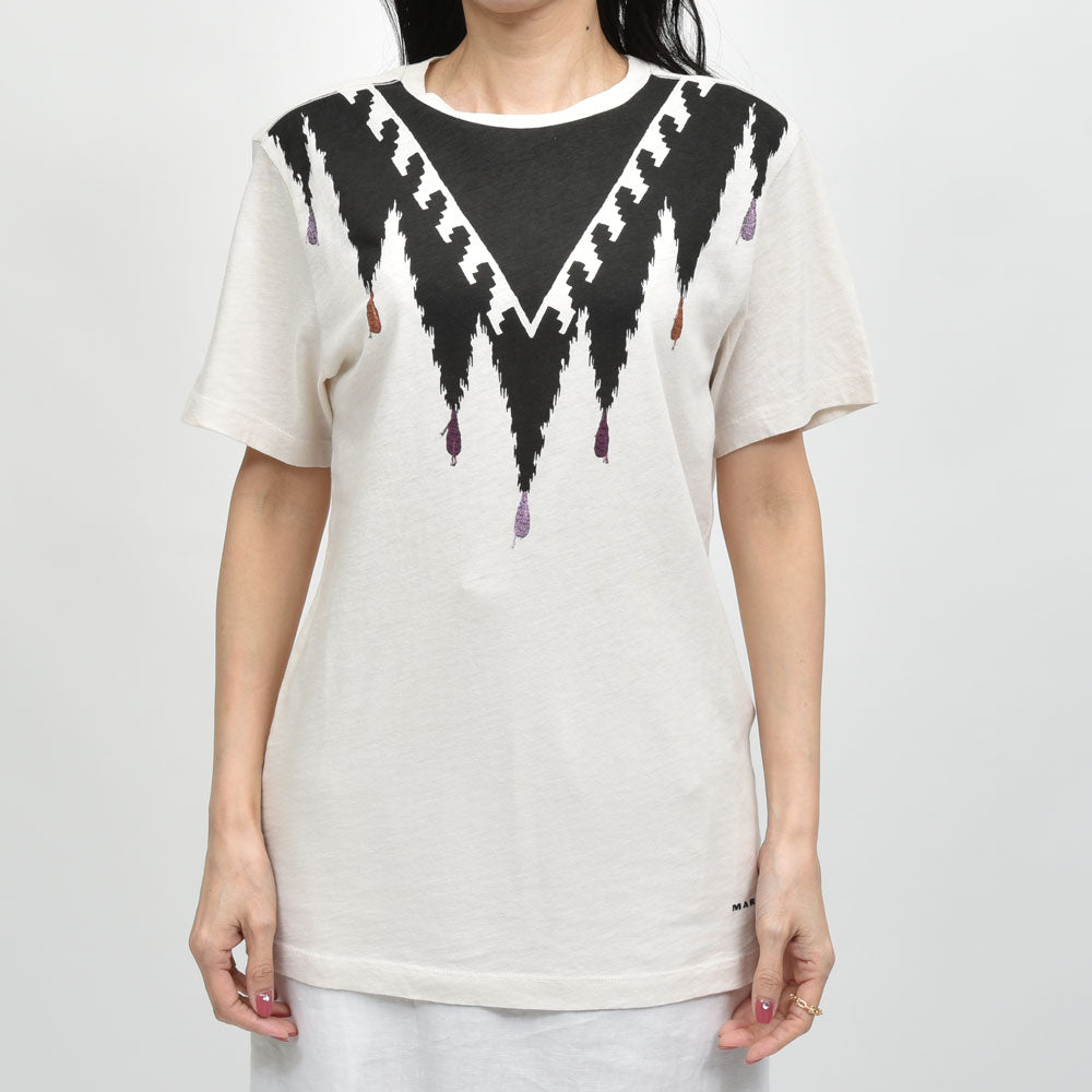 ISABEL MARANT(イザベル マラン) ZEWEL-GB TS0001FC コットンプリントTシャツ