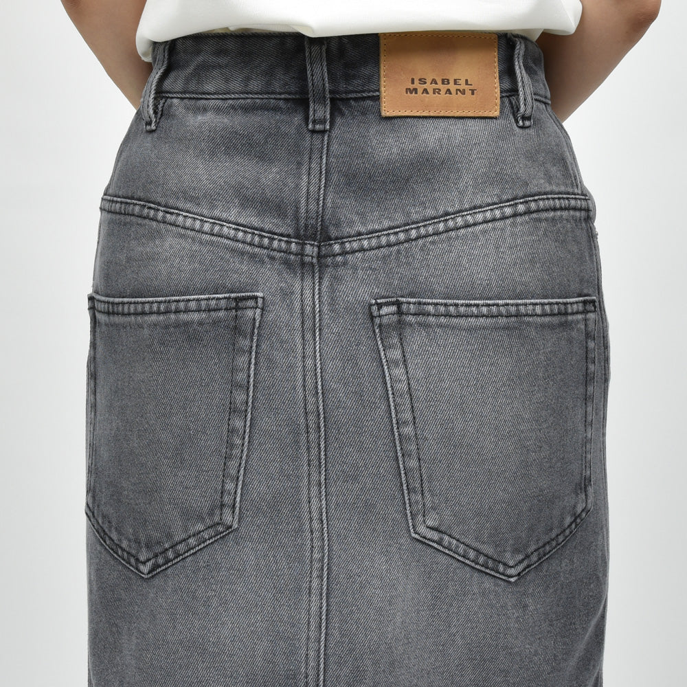 ISABEL MARANT(イザベル マラン) TILAURIA JU0045FB リヨセルコットンデニムスカート