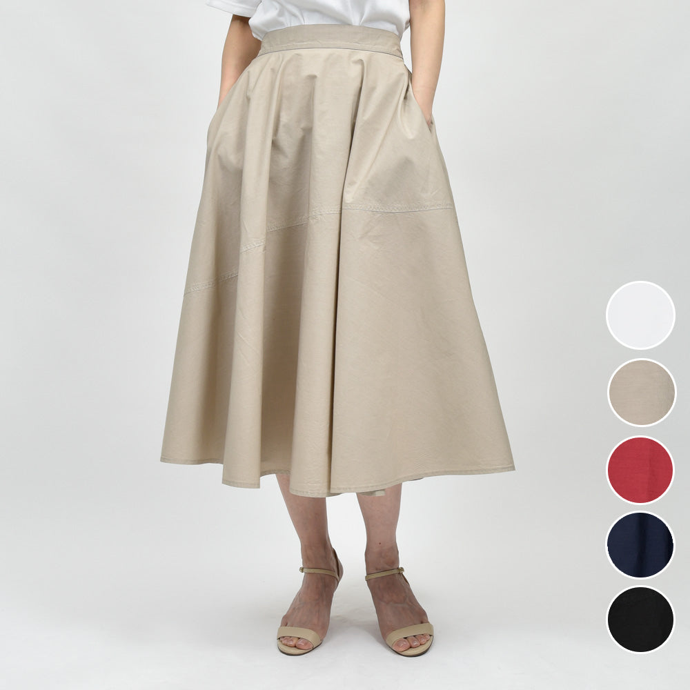 SCAGLIONE(スカリオーネ) DPT114 コットンポプリンスカート