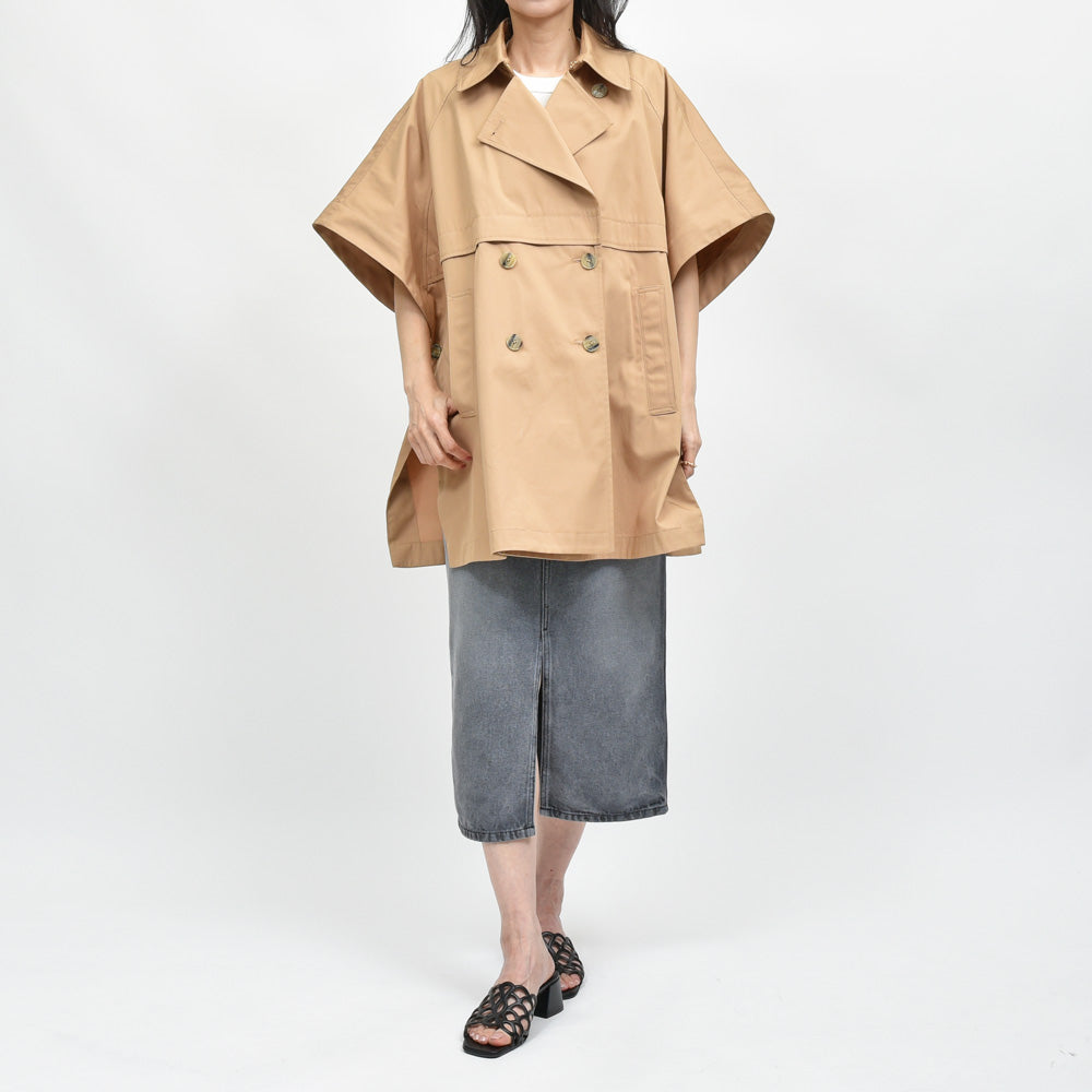 HERNO(ヘルノ) IM000184D コットンギャバジンケープコート