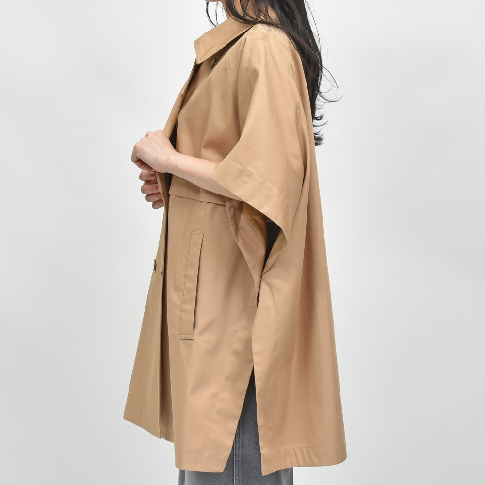 HERNO(ヘルノ) IM000184D コットンギャバジンケープコート