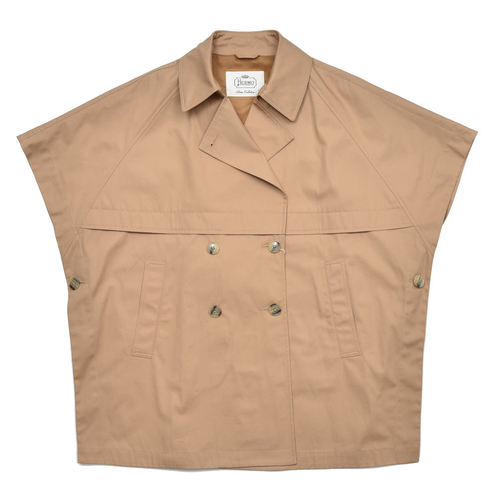 HERNO(ヘルノ) IM000184D コットンギャバジンケープコート