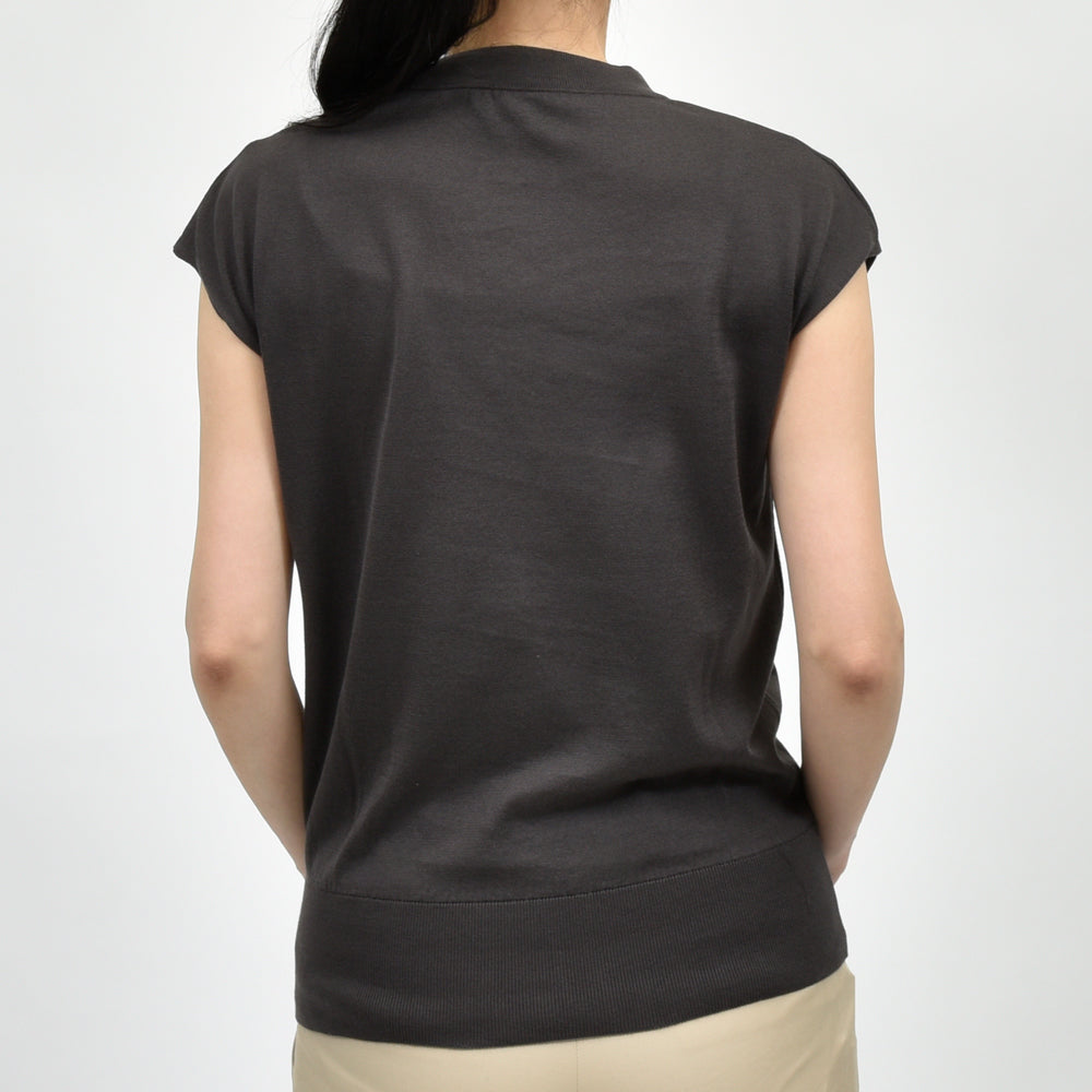 JOHN SMEDLEY(ジョンスメドレー) S4415 フレンチスリーブコットンニット