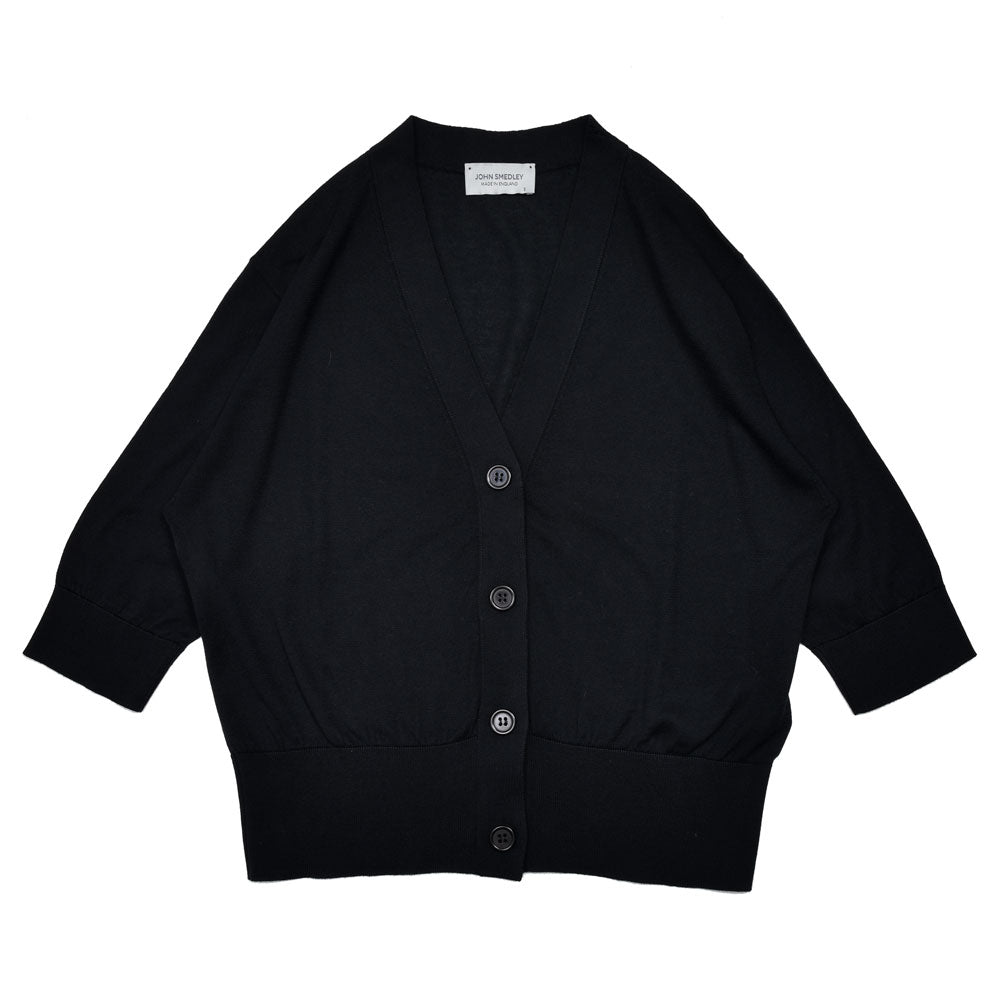 JOHN SMEDLEY(ジョンスメドレー) S4741 クロップドコットンニットカーディガン
