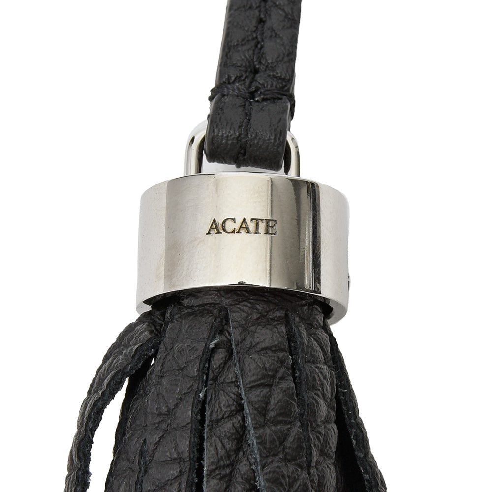 ACATE アカーテ ARGENTO TASSEL アルジェントタッセル カーフ シュリンクレザー シルバーメタル タッセル