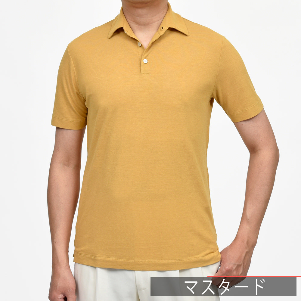 ZANONE(ザノーネ) アイスコットンクレープS/Sポロ POLO MC/SLIM FIT/815109/ZG380/34401(M)