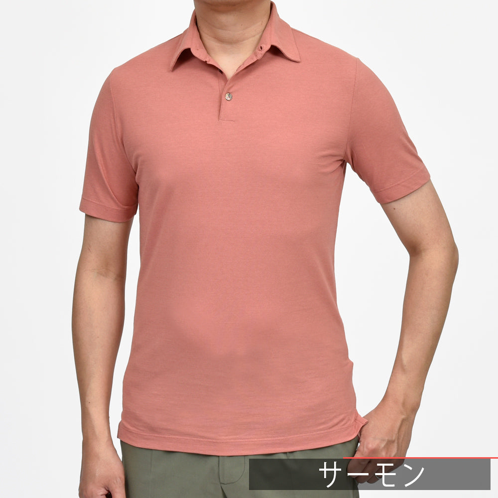 ZANONE(ザノーネ) アイスコットンクレープS/Sポロ POLO MC/SLIM FIT/815109/ZG380/34401(M)
