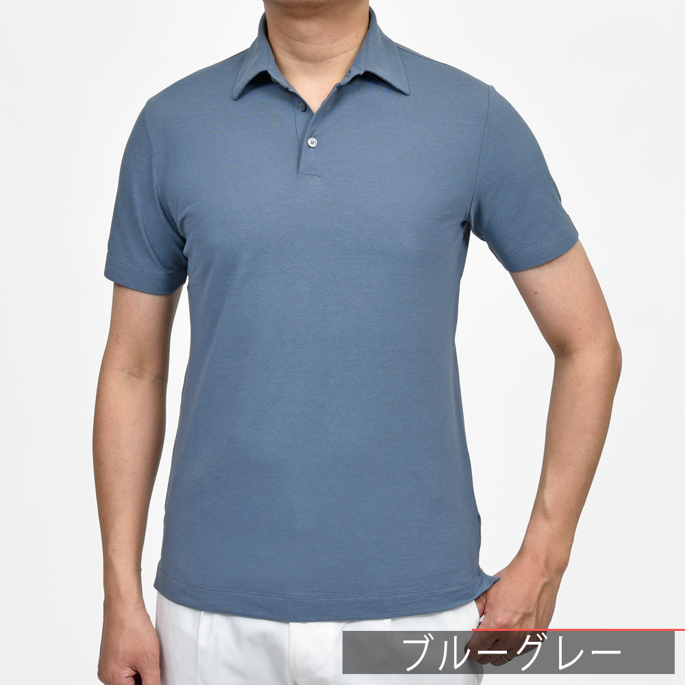 ZANONE(ザノーネ) アイスコットンクレープS/Sポロ POLO MC/SLIM FIT/815109/ZG380/34401(M)