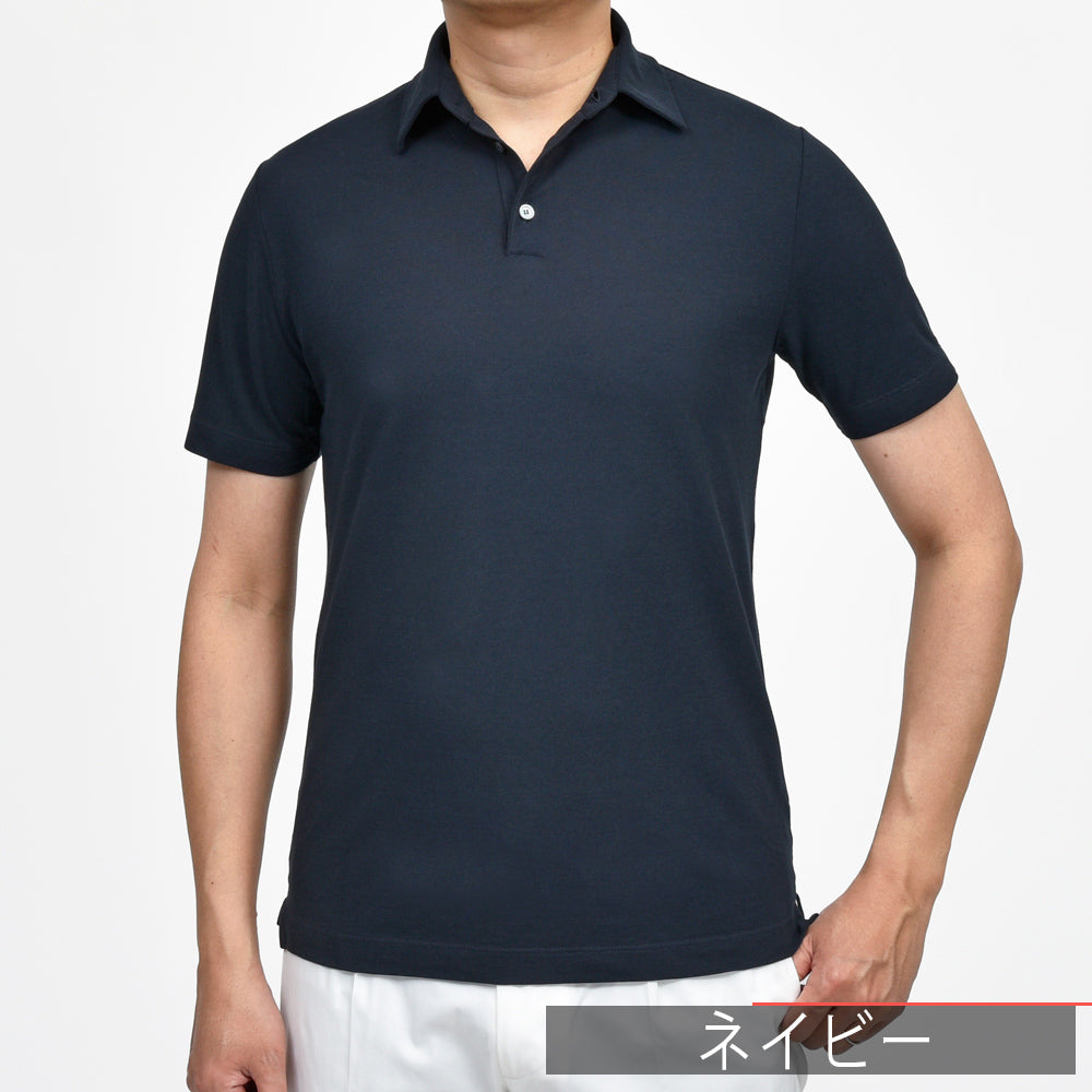 ZANONE(ザノーネ) アイスコットンクレープS/Sポロ POLO MC/SLIM FIT/815109/ZG380/34401(M)