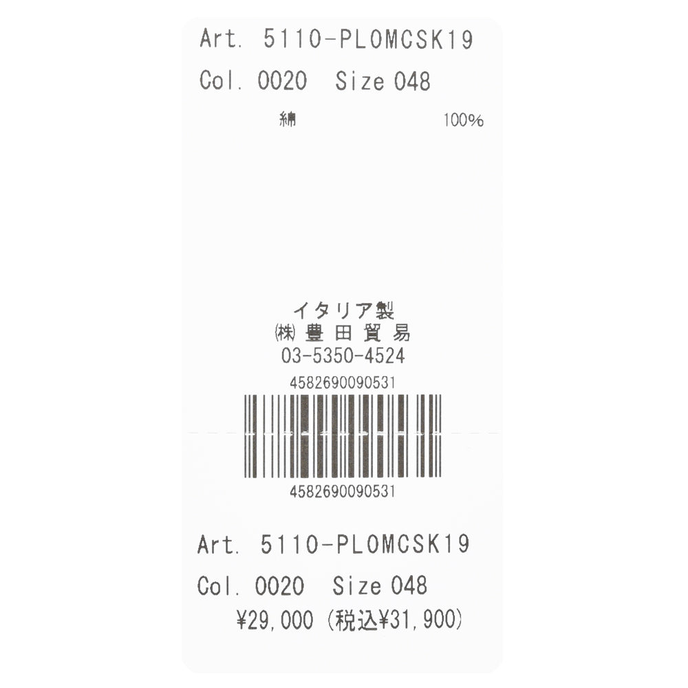 FILIPPO DE LAURENTIIS(フィリッポ デ ローレンティス) クレープコットンS/Sスキッパーポロニット PL0MCSK19