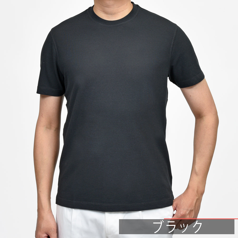 ZANONE(ザノーネ) アイスコットンクレープS/Sクルーネックカットソー TSHIRT MC/SLIM FIT/815194/ZG380/34420(M)