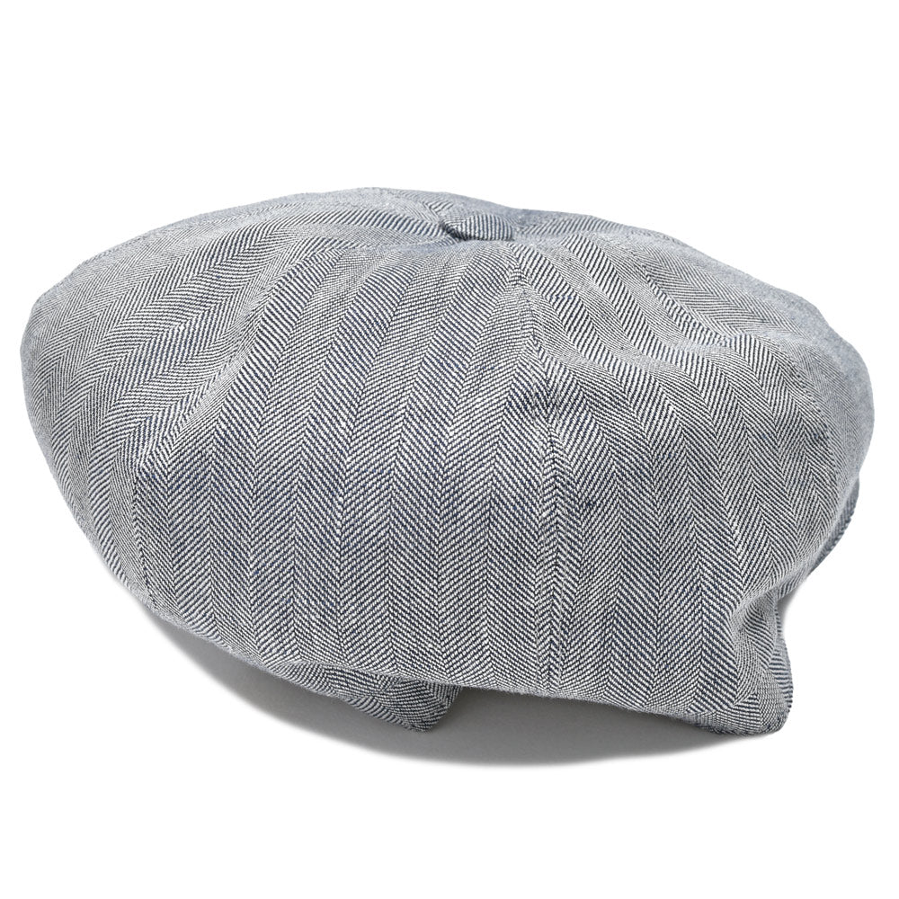 Borsalino(ボルサリーノ) 8パネルリネンコットンヘリンボーンハンチング B15120EC007